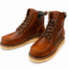 Tan sole roofer boot