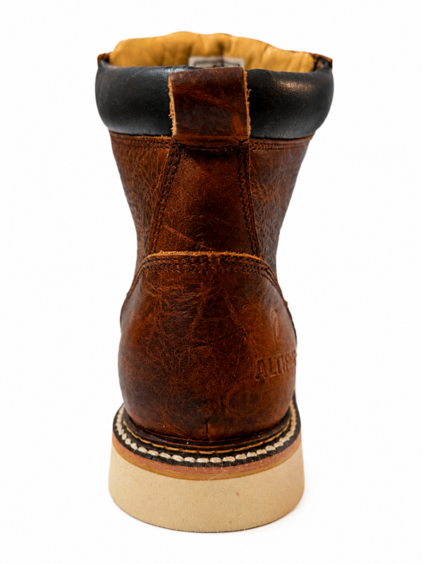 Tan sole roofer boot